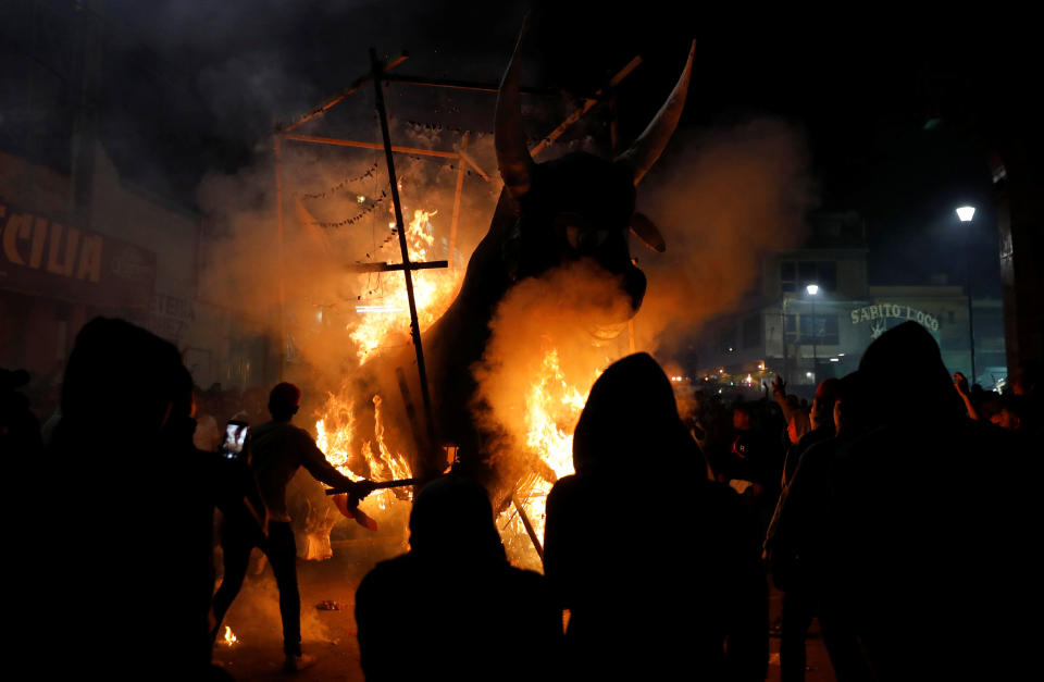 FOTOS: Tultepec, el lugar de México de los toros en llamas