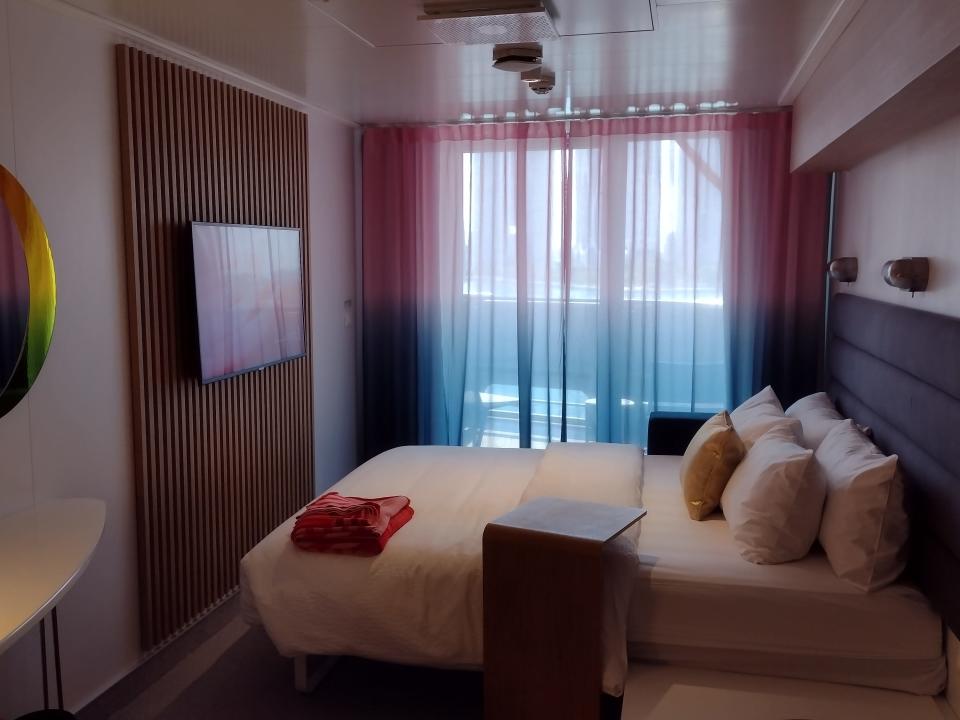 Virgin Voyages cabin travel freelancer photo