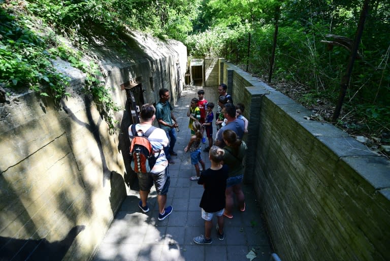 For decades the bunkers lay dormant and served as an exotic playground for local children