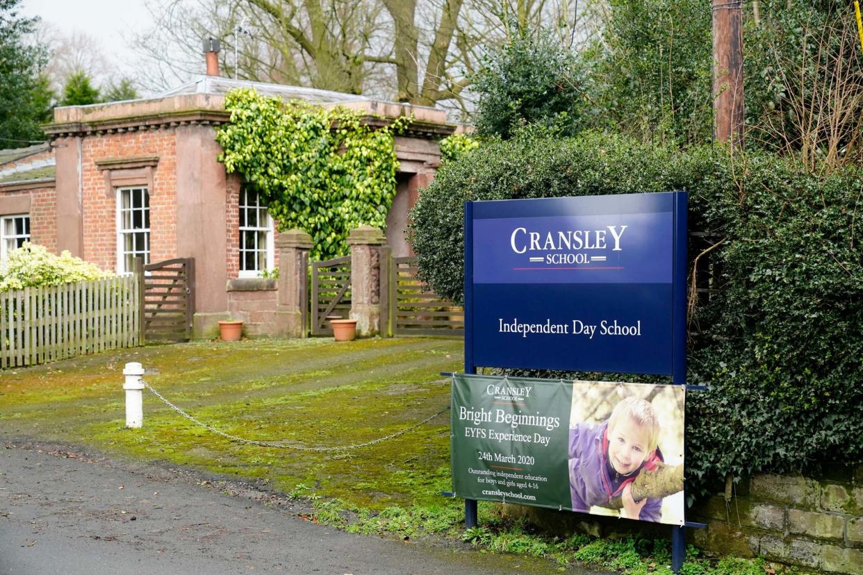 Cransley Independent Day School has decided to close for a week after pupils and staff returned from a skiing trip: Getty Images