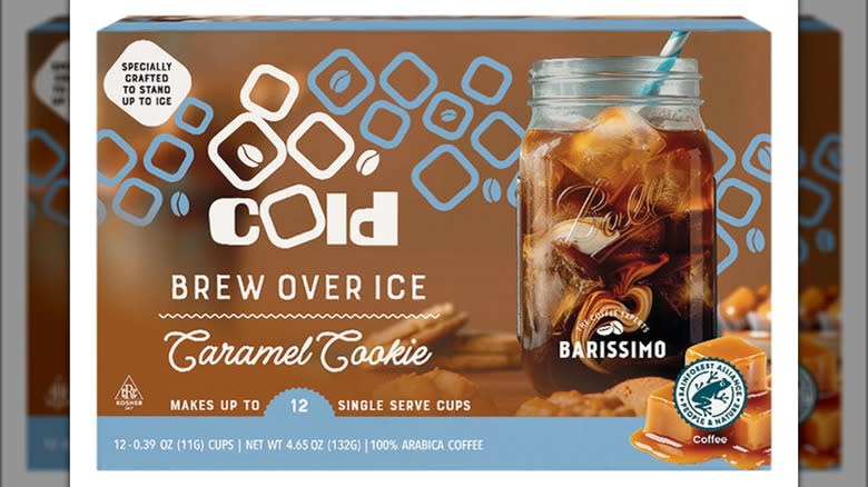 Caramel cookie cold brew box