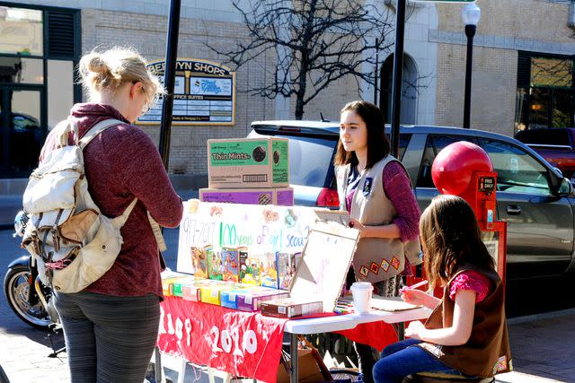 <p>Nova SAFO/AFP via Getty</p> The annual Girl Scout Cookie sale is happening now.