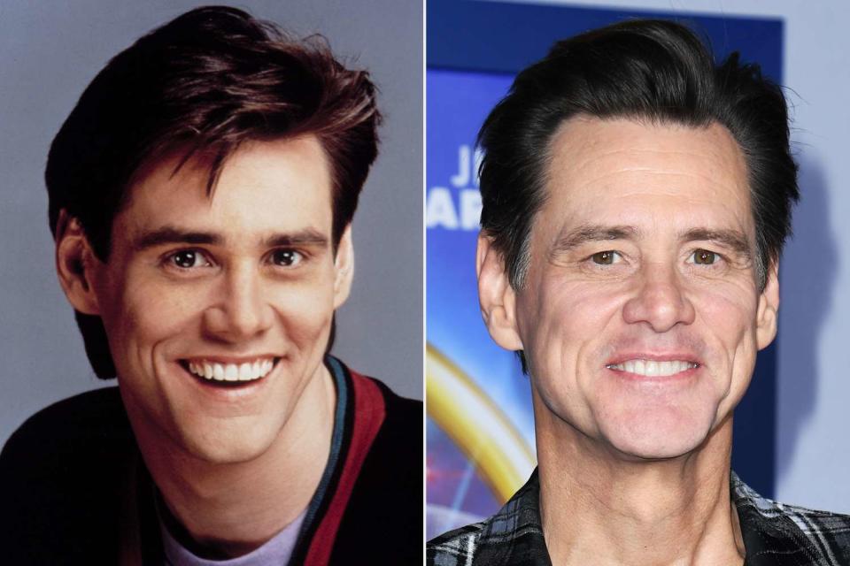 <p>It's nearly impossible not to recognize <a href="http://people.com/tag/jim-carrey" rel="nofollow noopener" target="_blank" data-ylk="slk:Carrey;elm:context_link;itc:0;sec:content-canvas" class="link ">Carrey</a> now, but back in 1990, he was just getting his start as a comedian on <em>In Living Color</em>.</p> <p>Since then, Carrey has starred in movies like <em><a href="https://people.com/movies/jim-carrey-jeff-daniels-dumb-and-dumber-reunion-conan/" rel="nofollow noopener" target="_blank" data-ylk="slk:Dumb and Dumber;elm:context_link;itc:0;sec:content-canvas" class="link ">Dumb and Dumber</a></em> (1994), <a href="https://people.com/movies/the-mask-creator-wants-female-driven-reboot/" rel="nofollow noopener" target="_blank" data-ylk="slk:The Mask;elm:context_link;itc:0;sec:content-canvas" class="link "><em>The Mask</em></a> (1994) and <a href="https://people.com/movies/bruce-almighty-sequel-saw-jim-carrey-get-devil-powers/" rel="nofollow noopener" target="_blank" data-ylk="slk:Bruce Almighty;elm:context_link;itc:0;sec:content-canvas" class="link "><em>Bruce Almighty</em></a> (2003), and has earned <a href="https://people.com/tag/golden-globe-awards/" rel="nofollow noopener" target="_blank" data-ylk="slk:Golden Globes;elm:context_link;itc:0;sec:content-canvas" class="link ">Golden Globes</a> for his work in <em><a href="https://people.com/movies/jim-carrey-never-felt-passed-over-oscar-truman-show/" rel="nofollow noopener" target="_blank" data-ylk="slk:The Truman Show;elm:context_link;itc:0;sec:content-canvas" class="link ">The Truman Show</a> </em>(1998) and <em>Man on the Moon </em>(1999). </p> <p>Carrey also starred on the Showtime series <em><a href="https://people.com/tv/jim-carrey-kidding-first-look/" rel="nofollow noopener" target="_blank" data-ylk="slk:Kidding;elm:context_link;itc:0;sec:content-canvas" class="link ">Kidding</a> </em>and appeared in the 2020 live-action <a href="https://people.com/movies/sonic-hedgehog-new-trailer-redesigned-character/" rel="nofollow noopener" target="_blank" data-ylk="slk:Sonic the Hedgehog;elm:context_link;itc:0;sec:content-canvas" class="link "><em>Sonic the Hedgehog</em></a> and <a href="https://people.com/movies/jim-carrey-so-many-levels-physical-performance-sonic-the-hedgehog-2-exclusive/" rel="nofollow noopener" target="_blank" data-ylk="slk:its 2022 sequel;elm:context_link;itc:0;sec:content-canvas" class="link ">its 2022 sequel</a>. He also made a few appearances on <em><a href="https://people.com/tag/saturday-night-live/" rel="nofollow noopener" target="_blank" data-ylk="slk:Saturday Night Live;elm:context_link;itc:0;sec:content-canvas" class="link ">Saturday Night Live</a> </em>in 2020, portraying <a href="https://people.com/tag/joe-biden/" rel="nofollow noopener" target="_blank" data-ylk="slk:President Joe Biden;elm:context_link;itc:0;sec:content-canvas" class="link ">President Joe Biden</a>. In March 2022, <a href="https://people.com/movies/jim-carrey-says-he-is-retiring-from-acting/" rel="nofollow noopener" target="_blank" data-ylk="slk:he said he'd be retiring from acting;elm:context_link;itc:0;sec:content-canvas" class="link ">he said he'd be retiring from acting</a>.</p>