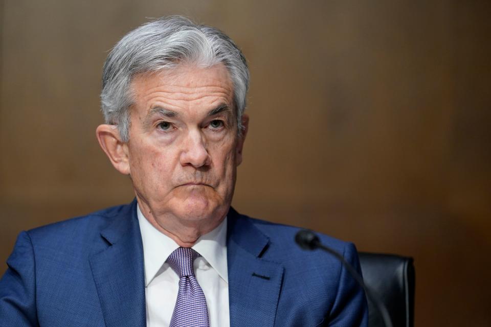 Federal Reserve Chairman Jerome Powell testifies before a Senate Banking Committee hearing on 'The Quarterly CARES Act Report to Congress on Capitol Hill, December 1, 2020 in Washington,DC. (Photo by Susan Walsh / POOL / AFP) (Photo by SUSAN WALSH/POOL/AFP via Getty Images)