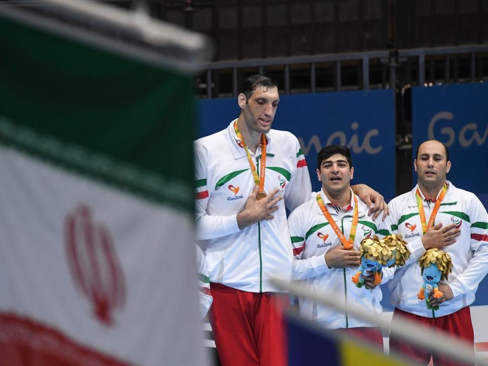 El equipo iraní de voleibol sentado ganó el oro en los Juegos Paralímpicos de Tokio (Getty)