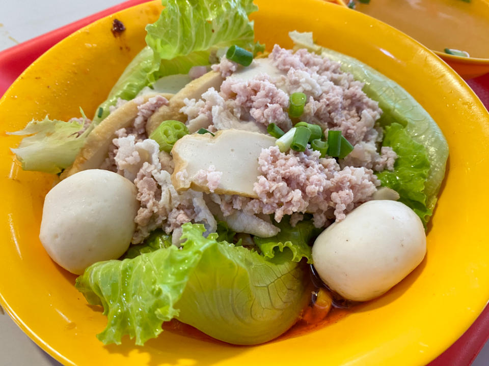 fishball noodles - Song Heng Fishball Minced Meat Noodle