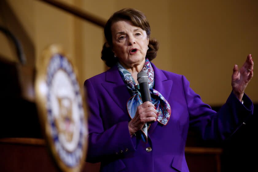 Sen. Dianne Feinstein (D-CA) holds a town hall meeting