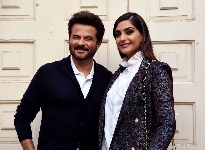 Anil Kapoor with daughter Sonam K Ahuja