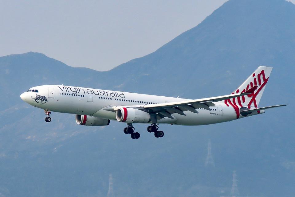 維珍澳洲航空(Virgin Australia Airlines)宣布永久退出香港航線。(維基百科)