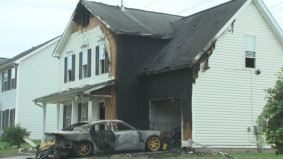 Paramedics are treating someone for burns after a fire broke out in northwest Charlotte Monday afternoon, MEDIC said. It happened before 1:30 p.m. at a home on Wandering Creek Drive, which is tucked behind Pleasant Grove Road.