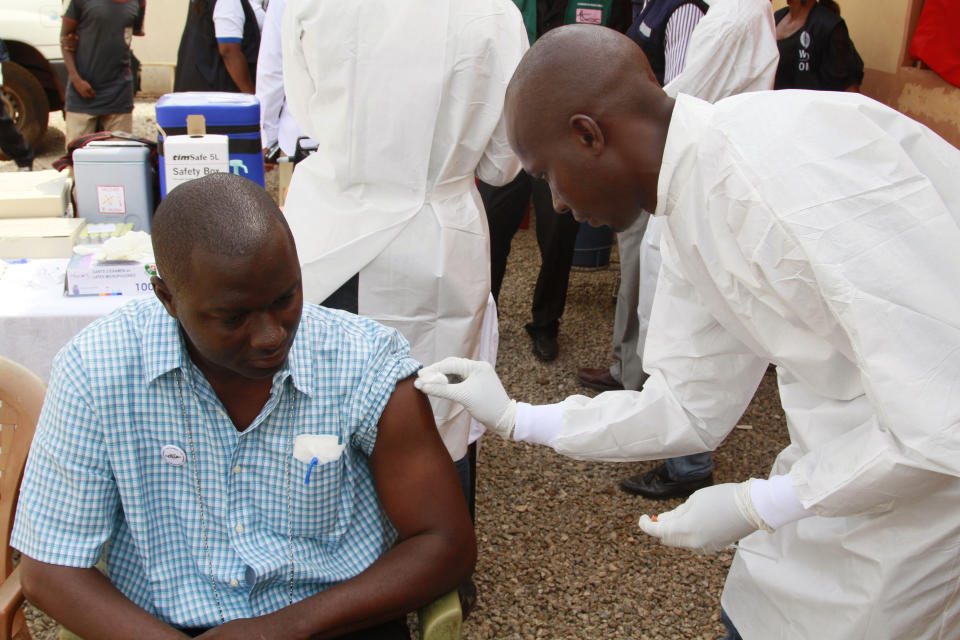 伊波拉疫苗在幾內亞的臨床試驗非常成功（美聯社）