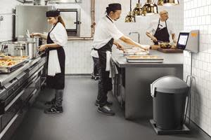 ISS uses Winnow as the main technology provider to help kitchen staff measure food waste