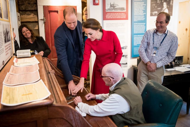 Prince William and Kate, the Duchess of Cambridge, help transmit the first telegraph tweet from the MacBride Museum in Whitehorse, Yukon, on September 28, 2016. On January 6, 1838, in Morristown, N.J., Samuel F.B. Morse and his partner, Alfred Vail, publicly demonstrated their new invention, the telegraph, for the first time. File Photo courtesy Canadian Heritage