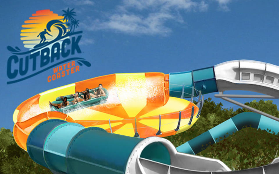 Cutback Water Coaster, Water Country USA