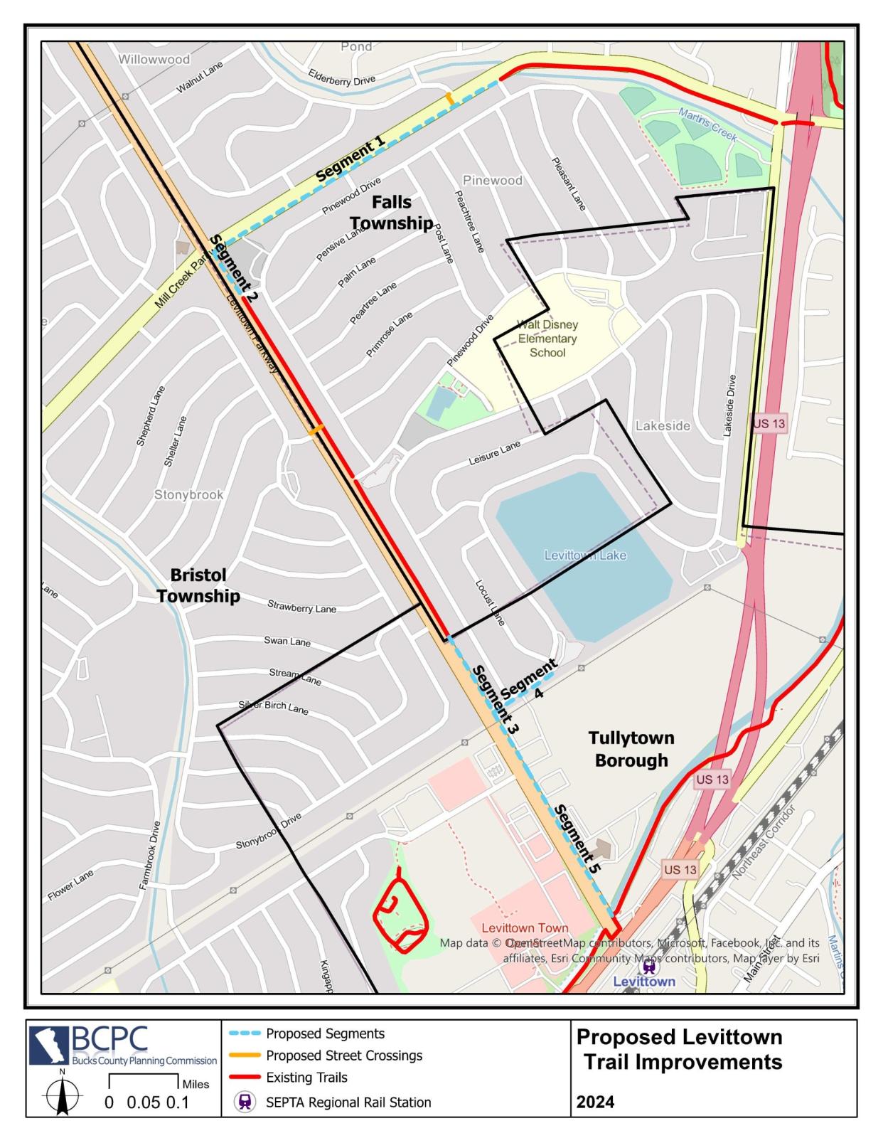 Bucks County Planning Commission will host a public forum on Tuesday, May 21, to discuss improvement plans for the five segments of the trail.