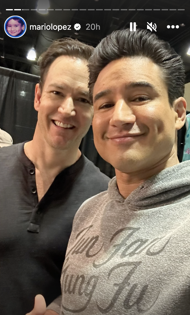 <em>Saved by the Bell</em> alums Mark-Paul Gosselaar and Mario Lopez have always been friends behind the scenes. (Photo: Instagram)