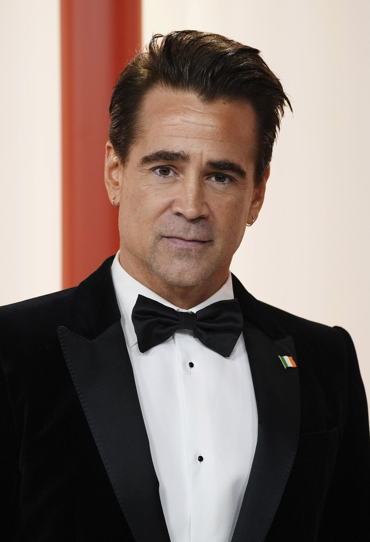 Colin Farrell arrives at the Oscars on March 12, 2023 in Los Angeles, CA. (Jordan Strauss / AP)