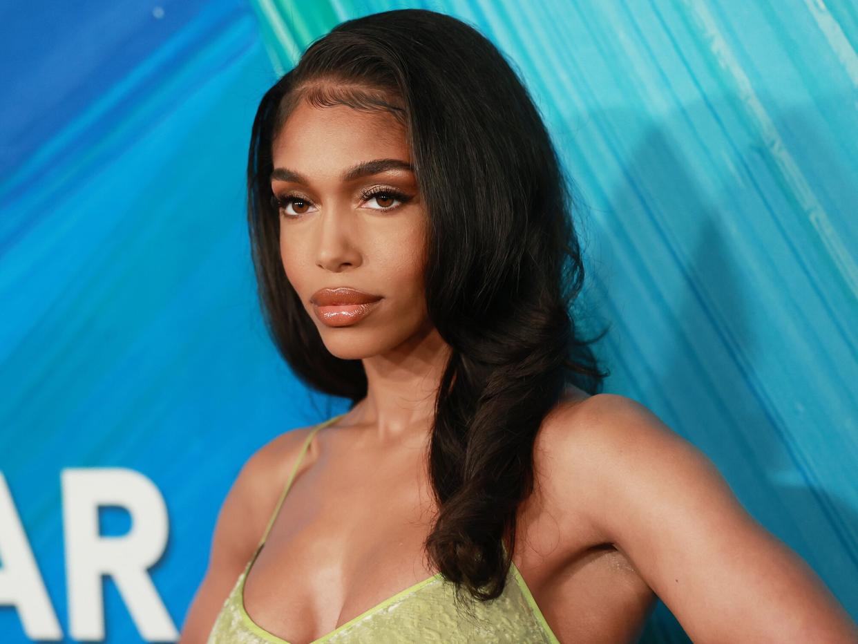 Lori Harvey attends the amfAR Gala Los Angeles 2021 honoring TikTok and Jeremy Scott at Pacific Design Center on November 04, 2021 in West Hollywood, California