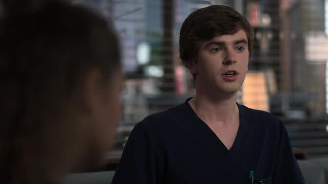 Antonia Thomas and Freddie Highmore in 'The Good Doctor.'