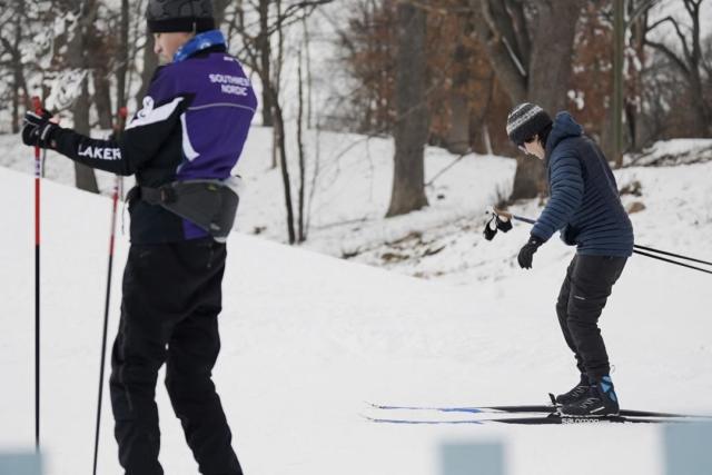 Feel the Burn cross country ski Leggings for Sale by