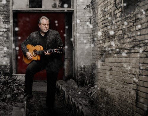 Bryan Lubeck performs songs from his new album, “Welcome Winter,” and from throughout his career on Dec. 16, 2023, at The Acorn in Three Oaks.