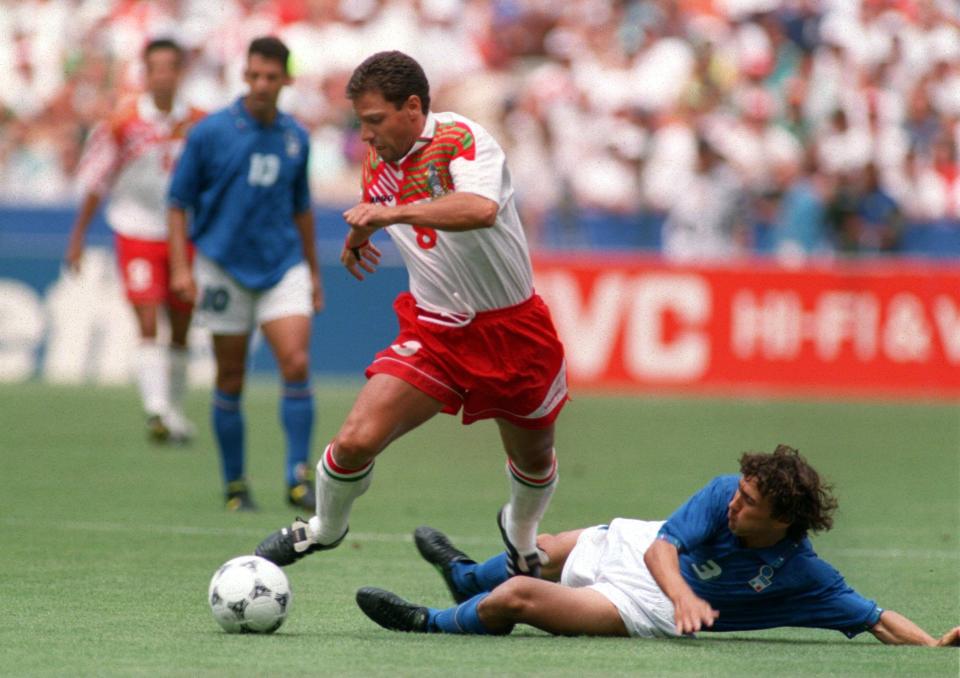 México e Italia empataron en el mundial de Estados Unidos 1994 con marcador de 1 a 1 (Foto: Credit: Rick Stewart/ALLSPORT