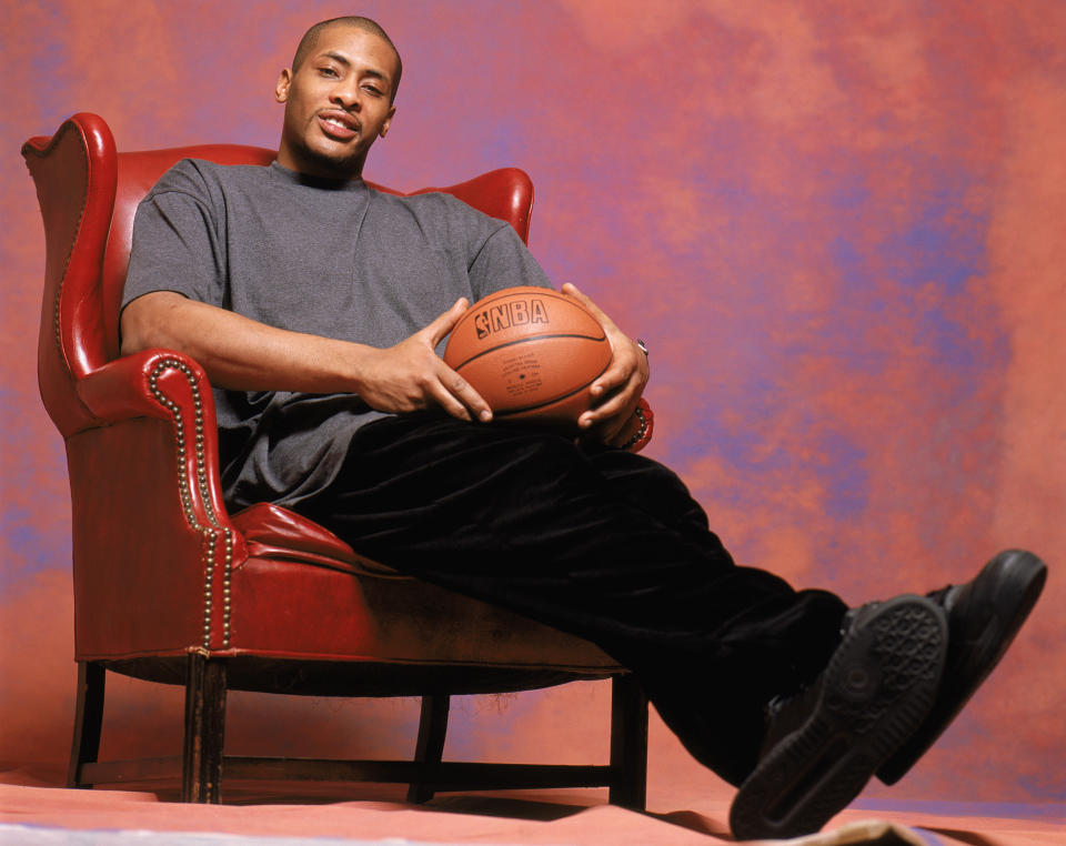 Jamaal Magloire’s 2004 All-Star photo shoot is a great photo shoot. (Getty Images)