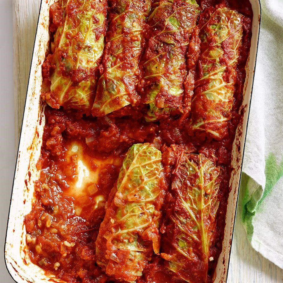 Vegetarian Stuffed Cabbage