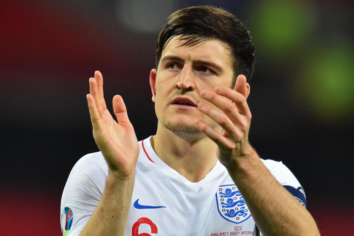 Defender Harry Maguire intends to appeal his suspended sentence: AFP via Getty Images