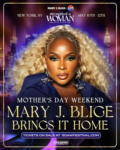<p>Will Sterling</p> Mary J. Blige's Strength of a Woman Festival and Summit 2024