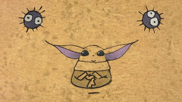 Grogu Stars in Studio Ghibli's New Animated Star Wars Short