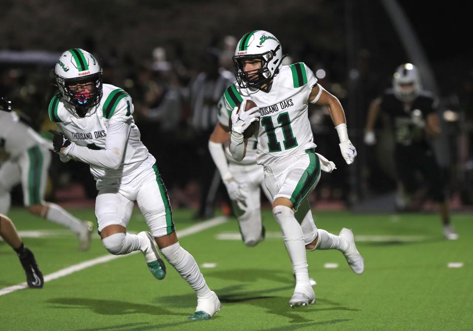 Thousand Oaks High's Andrew Simon-Lacombe is one of the top playmakers in the county.