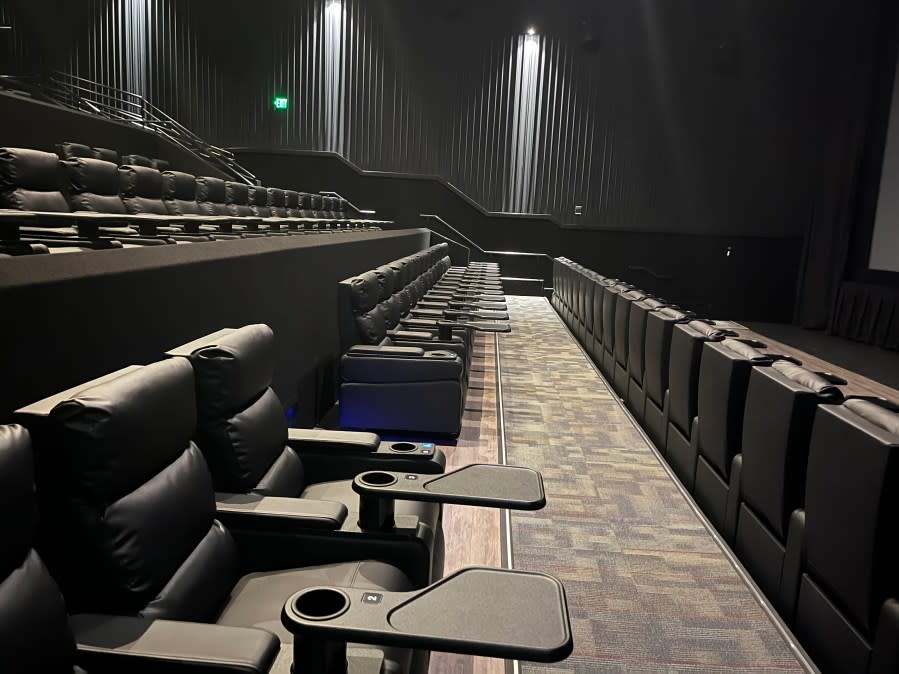 Inside C Premium at Celebration Cinema Grand Rapids South. (Feb. 28, 2024)