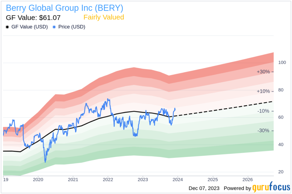 Insider Sell: CFO Mark Miles Sells 40,000 Shares of Berry Global Group Inc (BERY)