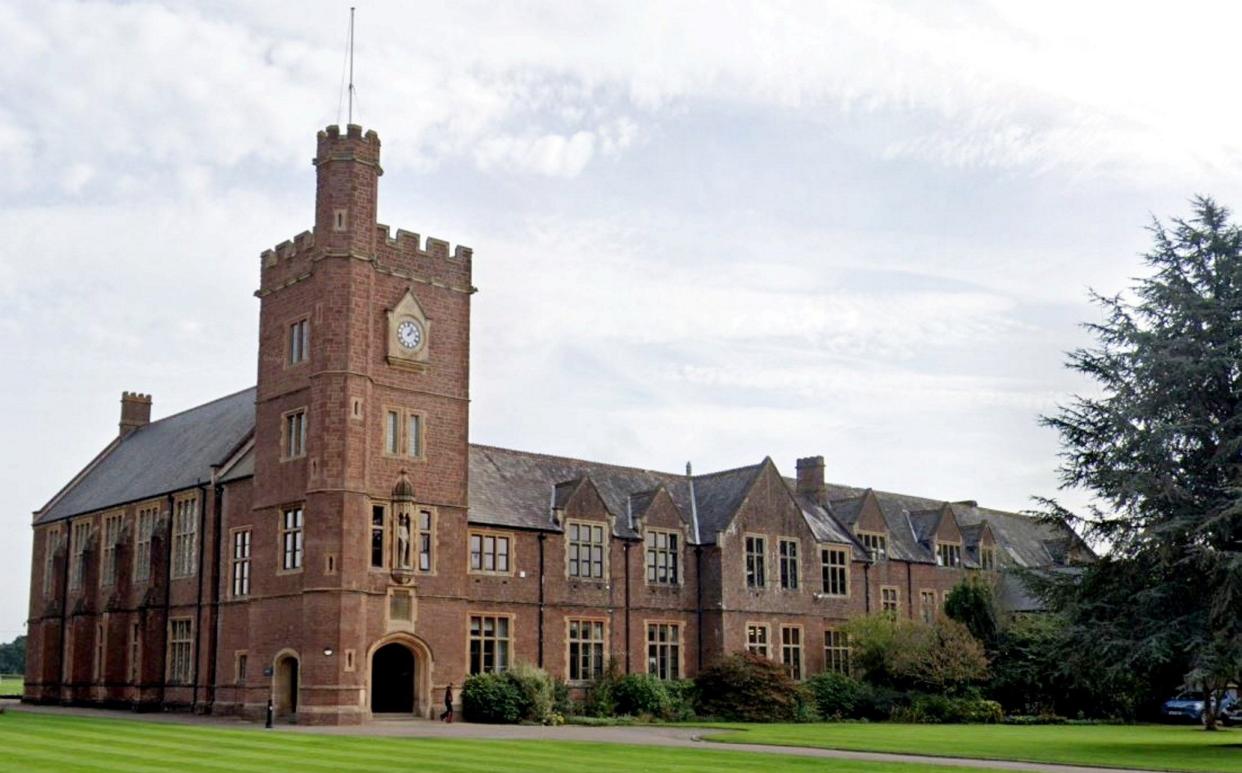 Blundell's school in Tiverton, Devon