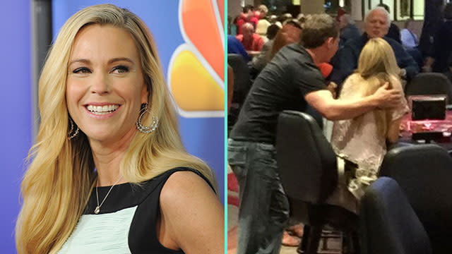 Reality star Kate Gosselin looks like she's having a good time with her new millionaire boyfriend Jeff Prescott. The happy couple had a night out on the town in Philadelphia on Friday, and ET has the first exclusive look at the couple's evening together. ETONLINE A Source tells ET that the evening started when Jeff, 51, picked Kate, 40, up from her home in Pennsylvania. Jeff then drove them to Talula’s Garden, a high-end, chic restaurant in Philadelphia where the couple shared an intimate meal. ETONLINE After dining, Jeff and Kate hit up a casino where the reality star and the wealthy entrepreneur spent the night gambling, partying, and getting close at the tables. ETONLINE According to ET's source, Jeff played had stacks of $100 bills on the table and the couple enjoyed bottle service while sneaking kisses and getting affectionate while gambling. They didn’t leave the casino until about 1:40 a.m. <strong>NEWS: Kate Gosselin Clarifies Rumors She's Dating a Millionaire </strong> Kate, best known for her TLC reality docu-series Kate Plus 8, and Jeff, a divorced father of three, have been dating since October. The couple reportedly met while Kate was in New York shooting her season of <em>Celebrity Apprentice. </em>