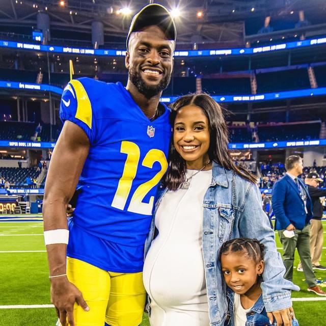 Rams player celebrates Super Bowl win, then birth of his son after wife  goes into labor during the game