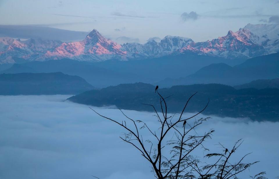 Stock image: A mountain range near Pokhara, Nepal (AP)