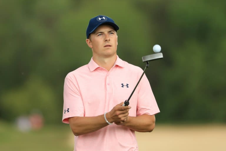 Jordan Spieth at the World Golf Championships-Dell Technologies Match Play on March 24, 2017 in Austin, Texas