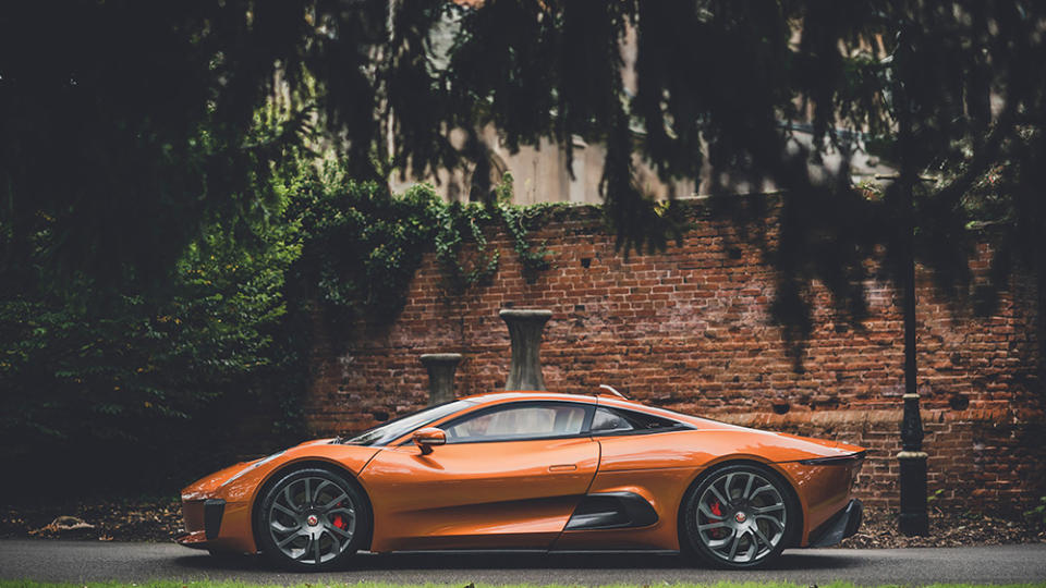 The 2015 Jaguar C-X75 used in the filming of 'Spectre'