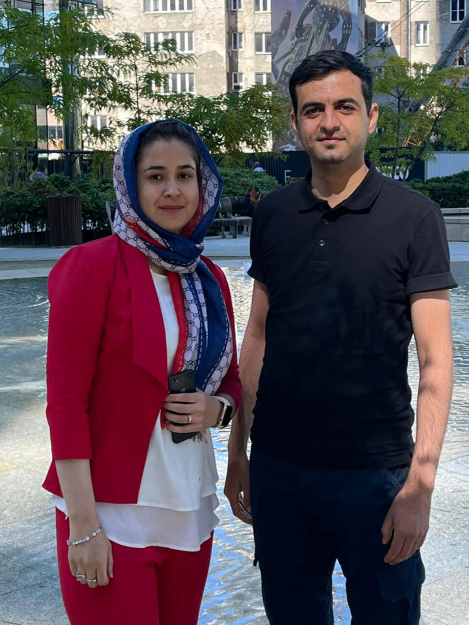 Image: Samira Salehy and Baset Ahmad (Courtesy Baset Ahmad)