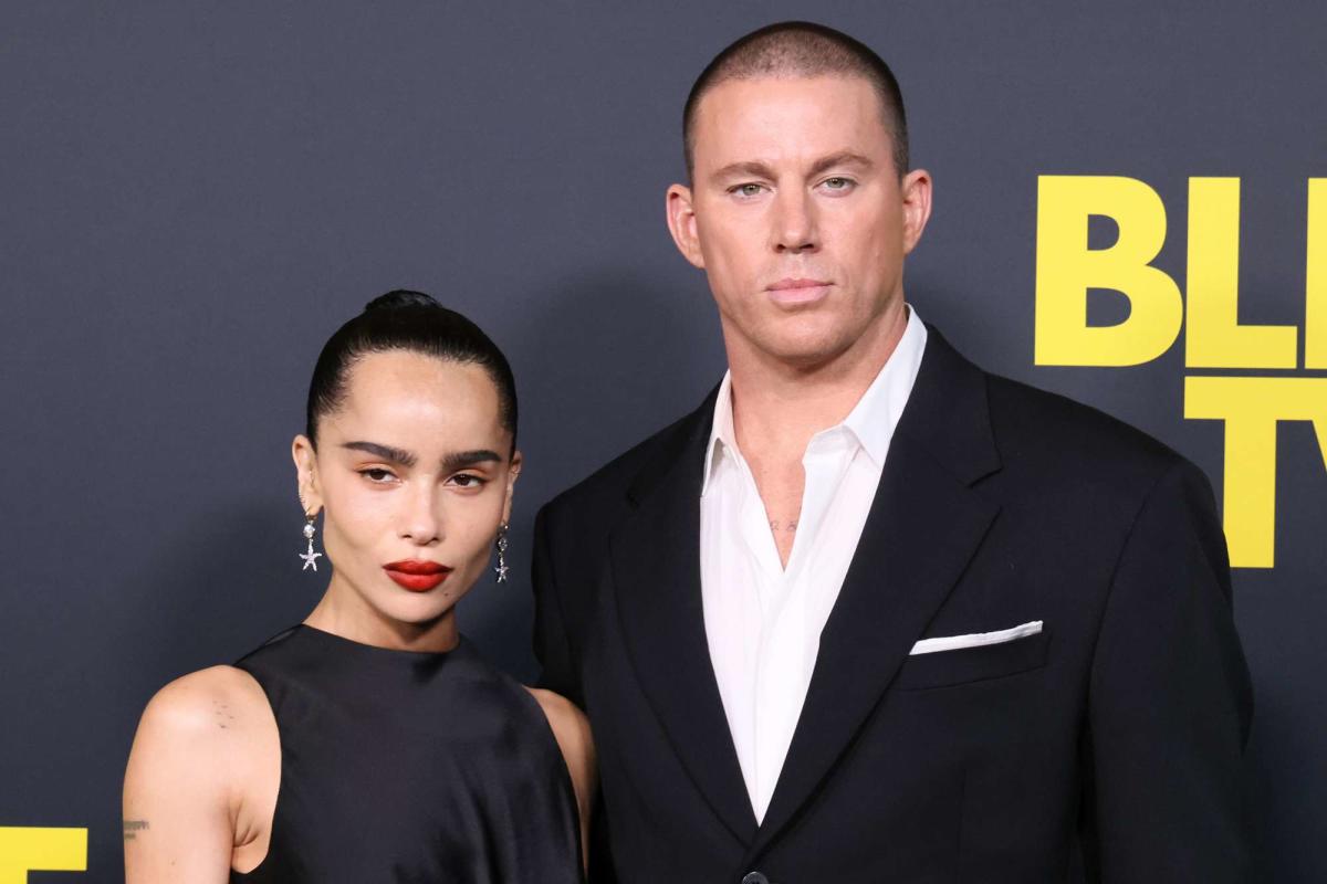 Watch Channing Tatum charmingly convince his fiancée Zoë Kravitz to say the engagement ring is her favorite gift