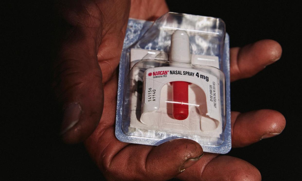 <span>More than 1 million Americans have died of a drug overdose since 2001.</span><span>Photograph: Balazs Gardi/The Guardian</span>