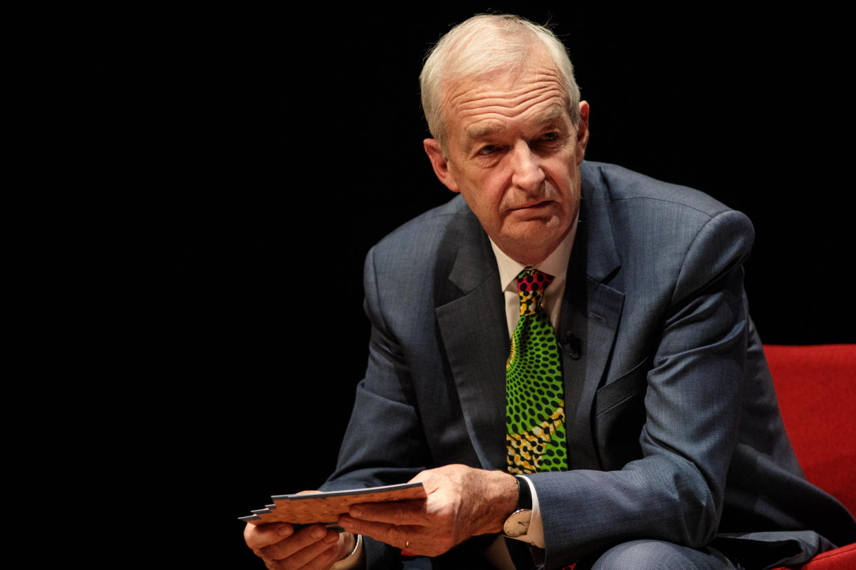 Jon Snow hosts a Q&A during the Human Flow premiere at Milton Court Concert Hall on December 4, 2017 in London, England. (Photo by Jack Taylor/Getty Images For Altitude Film)