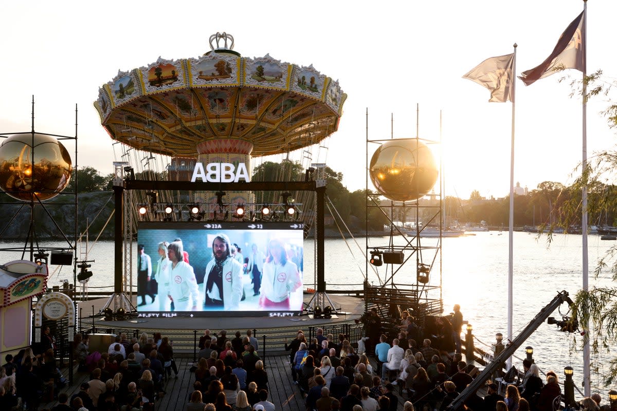 Grona Lund hosted ABBA Voyage in 2021 (AP)