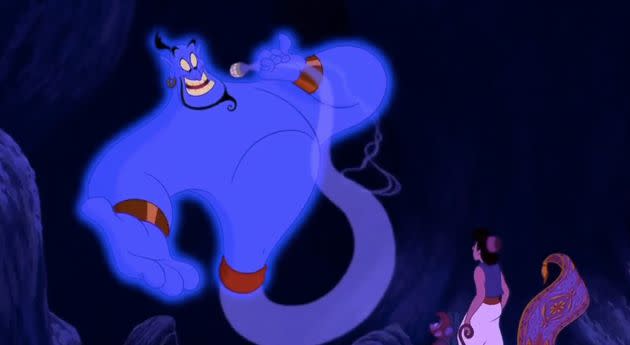 <p>In mid-July,&nbsp;The Hollywood Reporter revealed that Disney is reportedly planning a live-action "<a href="http://www.huffingtonpost.com/entry/disney-aladdin-prequel-genie_55a7a254e4b0896514d060ed" target="_blank">Aladdin" prequel</a>. The film, "Genies," will be based on Robin Williams'&nbsp;blue Genie and will reportedly lead the way for a live-action "Aladdin."</p>
