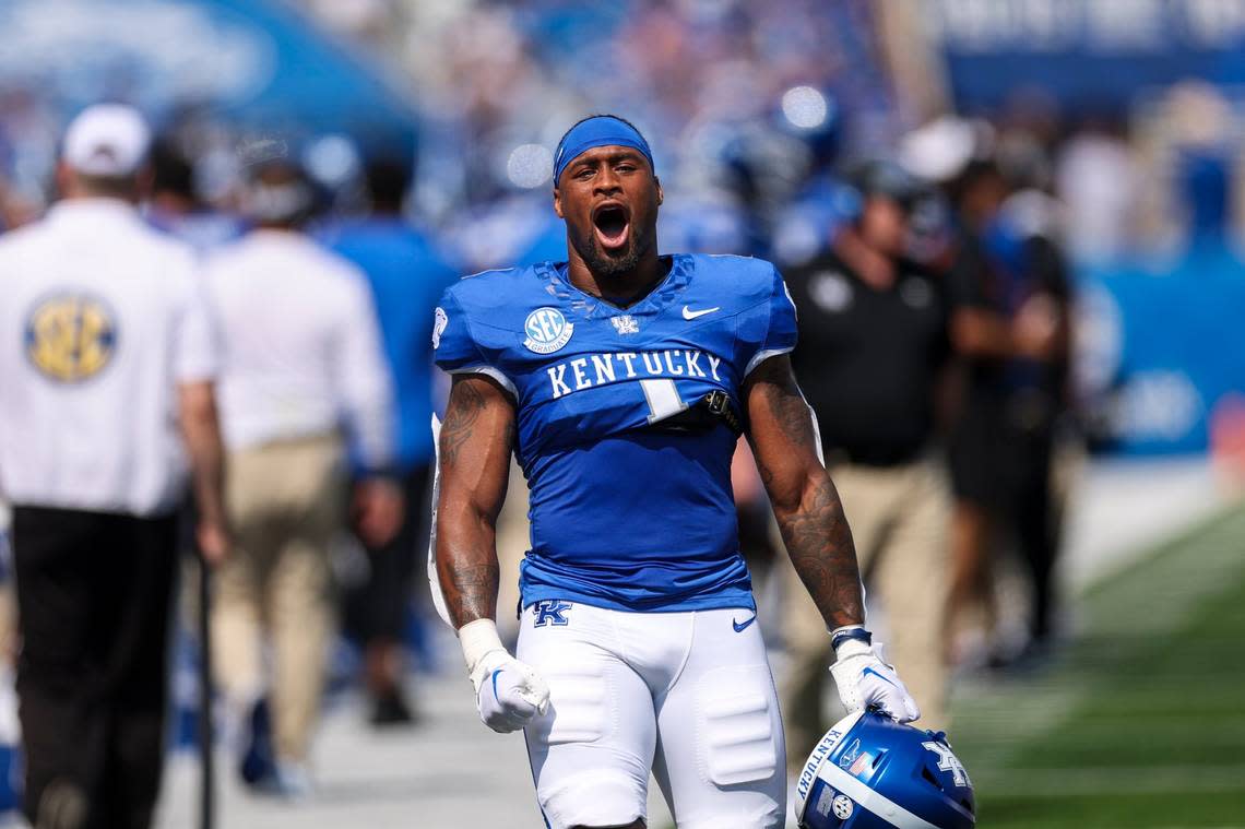 The Buffalo Bills selected Kentucky running back Ray Davis in the fourth round of the 2024 NFL draft.