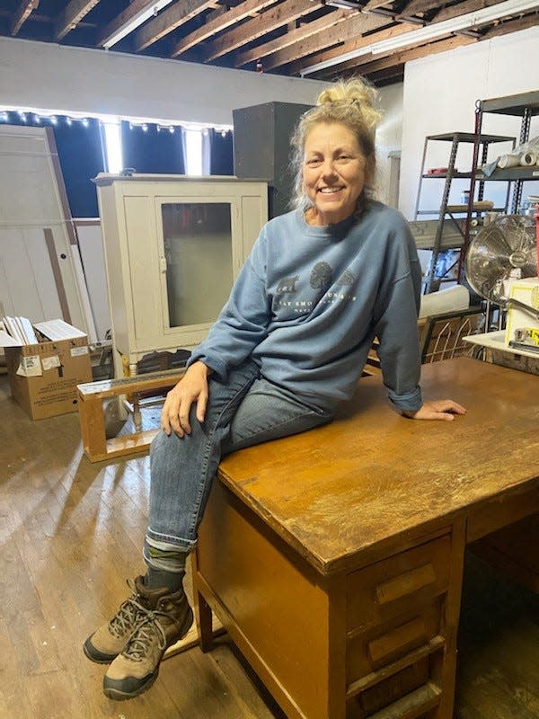 Melanie Harris, the new owner of FarmSouth at 1603 Tipton Station Road, will be remodeling the building where her uncle ran a successful grocery store in the 1950s.