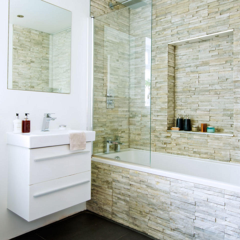 What is the most popular tile for bathrooms?