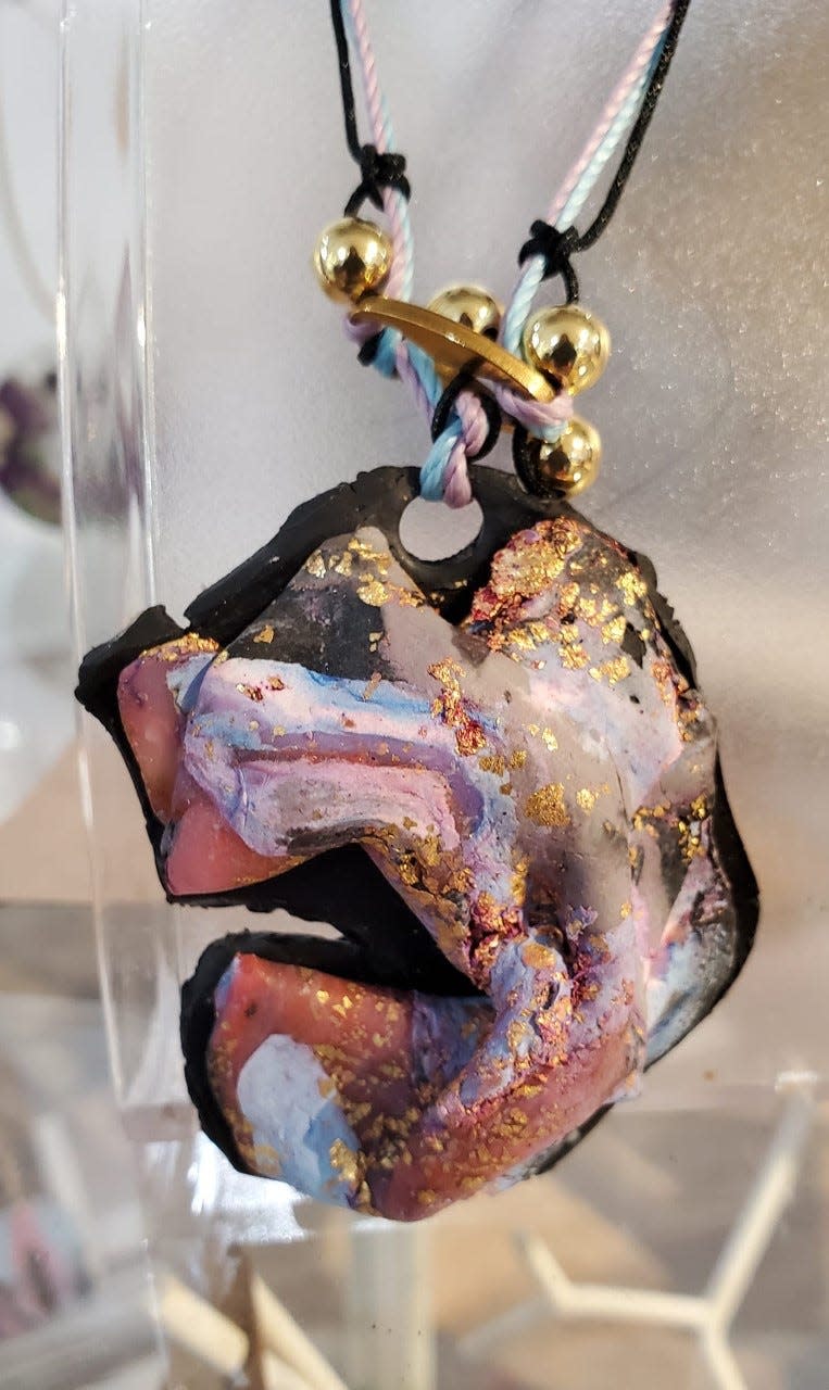 This Irene Grissom Jewelry necklace is among new items on display at Steel City Art Works for First Friday on June 2.